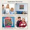 5D Special Shape Diamond Art Kits for Beginners, Diamond Painting Kits for Adults Vase, Crystal Rhinestones Diamond Painting for Home Wall Decoration Gift 12×12inch/30×30cm, Flower